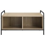 vidaXL Konferenčný stolík Dub sonoma 50 x 49 x 41 cm Kompozitné drevo – Obrázok 3