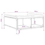 vidaXL Konferenčný stolík Dub sonoma 50 x 49 x 41 cm Kompozitné drevo – Obrázok 8