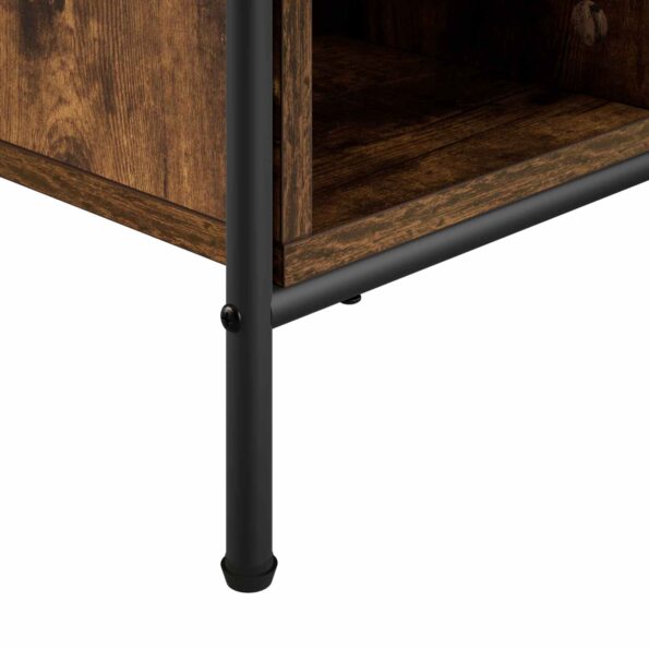 vidaXL Konferenčný stolík Dymový dub 50 x 49 x 41 cm Kompozitné drevo – Obrázok 6