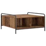 vidaXL Konferenčný stolík Staré drevo 50 x 49 x 41 cm Kompozitné drevo – Obrázok 2