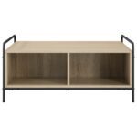 vidaXL Konferenčný stolík Dub sonoma 90 x 90 x 41 cm Kompozitné drevo – Obrázok 2