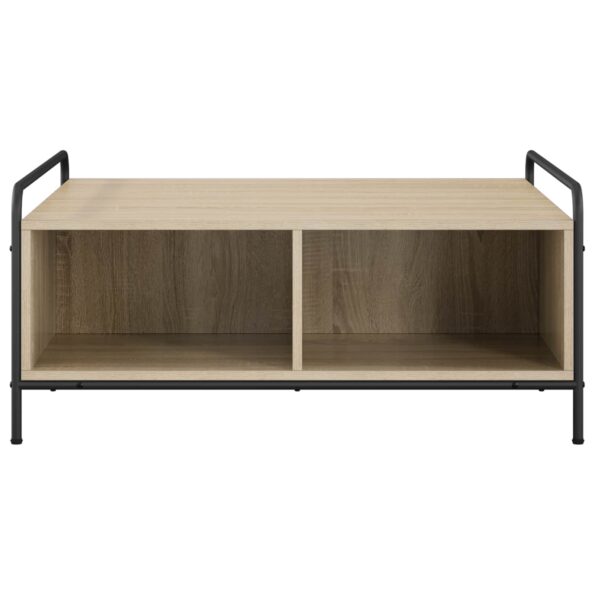 vidaXL Konferenčný stolík Dub sonoma 90 x 90 x 41 cm Kompozitné drevo – Obrázok 2