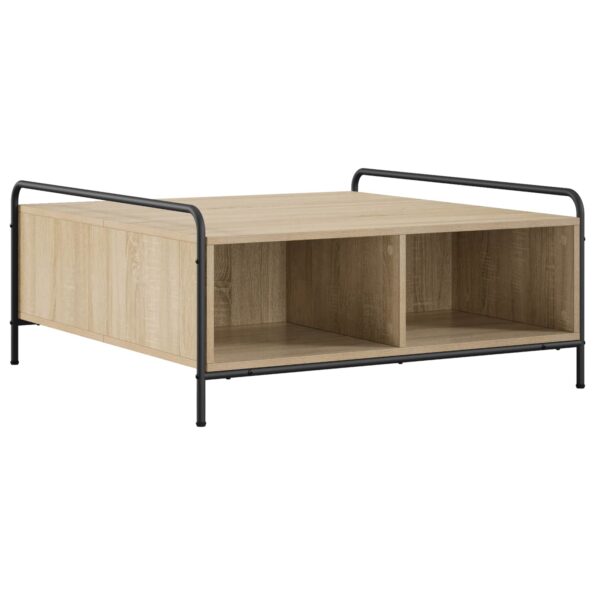 vidaXL Konferenčný stolík Dub sonoma 90 x 90 x 41 cm Kompozitné drevo – Obrázok 4