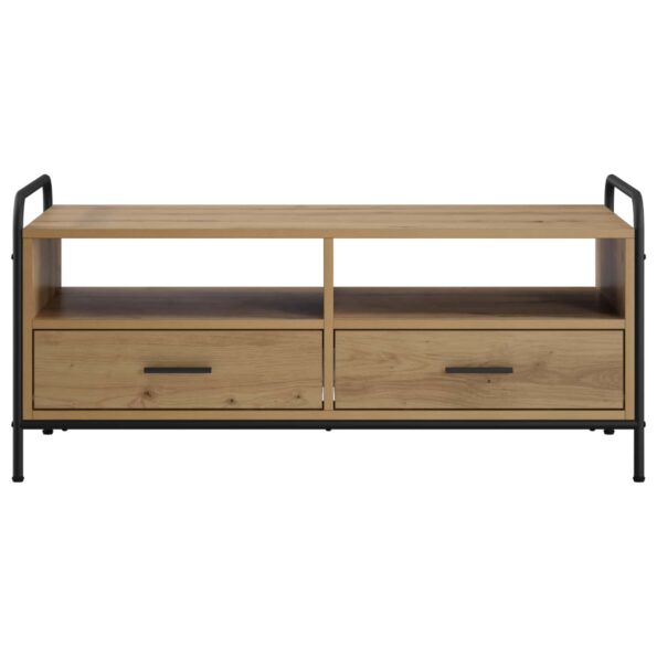 vidaXL Konferenčný stolík Dub artisan 99,5 x 49 x 46 cm – Obrázok 4