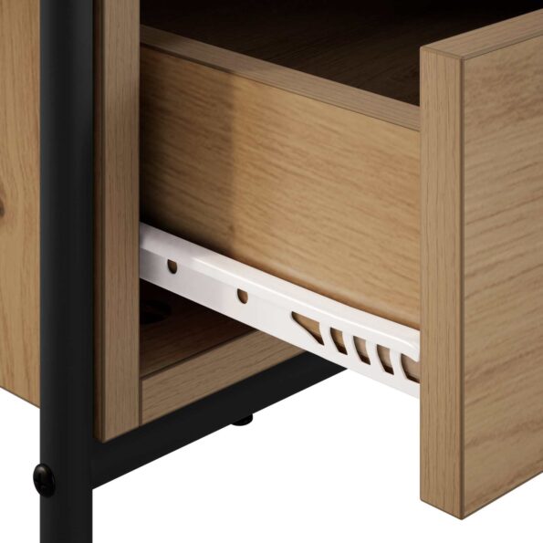 vidaXL Konferenčný stolík Dub artisan 99,5 x 49 x 46 cm – Obrázok 7