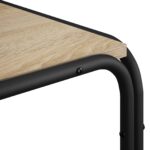 vidaXL Bočný stôl Dub sonoma 100 x 50 x 46 cm Kompozitné drevo – Obrázok 4