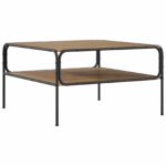 vidaXL Bočný stôl Dub artisan 100 x 50 x 46 cm Kompozitné drevo – Obrázok 2