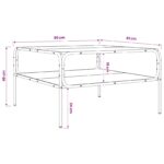 vidaXL Bočný stôl Dub artisan 100 x 50 x 46 cm Kompozitné drevo – Obrázok 6