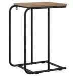 vidaXL Bočný stôl Dub artisan 40 x 31 x 55 cm Kompozitné drevo – Obrázok 2