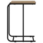 vidaXL Bočný stôl Dub artisan 40 x 31 x 55 cm Kompozitné drevo – Obrázok 3