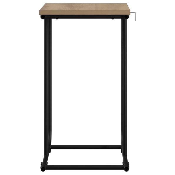 vidaXL Bočný stôl Dub artisan 40 x 31 x 55 cm Kompozitné drevo – Obrázok 4