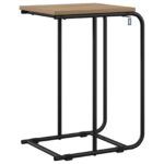 vidaXL Bočný stôl Dub artisan 40 x 31 x 55 cm Kompozitné drevo – Obrázok 5