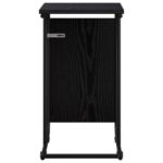 vidaXL Bočný stôl Čierny dub 40 x 31 x 55 cm Kompozitné drevo – Obrázok 3