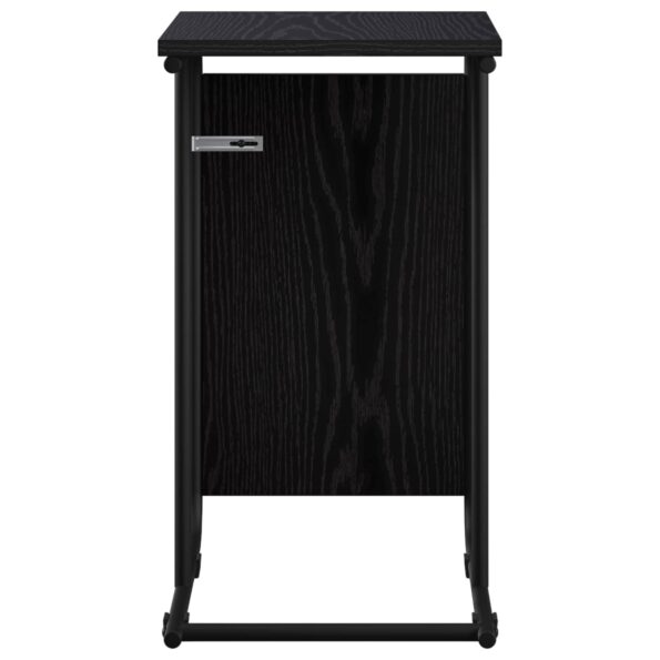 vidaXL Bočný stôl Čierny dub 40 x 31 x 55 cm Kompozitné drevo – Obrázok 3