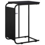 vidaXL Bočný stôl Čierny dub 40 x 31 x 55 cm Kompozitné drevo – Obrázok 4