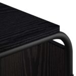 vidaXL Bočný stôl Čierny dub 40 x 31 x 55 cm Kompozitné drevo – Obrázok 5