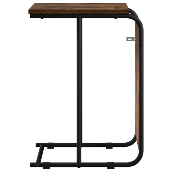 vidaXL Bočný stôl Dymový dub 40 x 31 x 55 cm Kompozitné drevo – Obrázok 2