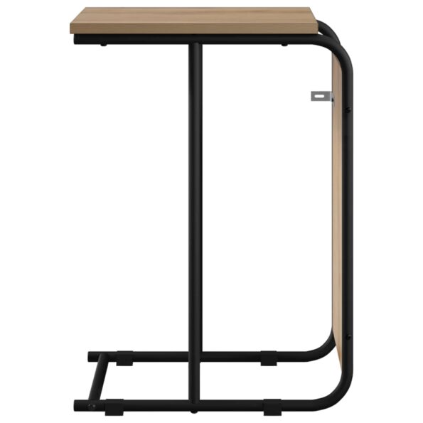 vidaXL Bočný stôl Dub artisan 40 x 31 x 55 cm Kompozitné drevo – Obrázok 3