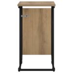 vidaXL Bočný stôl Dub artisan 40 x 31 x 55 cm Kompozitné drevo – Obrázok 4