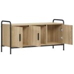 vidaXL TV skrinka 79,5 x 33 x 50 cm Dub sonoma Kompozitné drevo – Obrázok 2