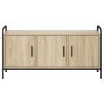 vidaXL TV skrinka 79,5 x 33 x 50 cm Dub sonoma Kompozitné drevo – Obrázok 3