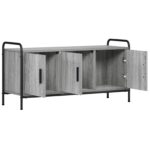 vidaXL TV skrinka 79,5 x 33 x 50 cm Sivý Sonoma Kompozitné drevo – Obrázok 2