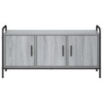 vidaXL TV skrinka 79,5 x 33 x 50 cm Sivý Sonoma Kompozitné drevo – Obrázok 3