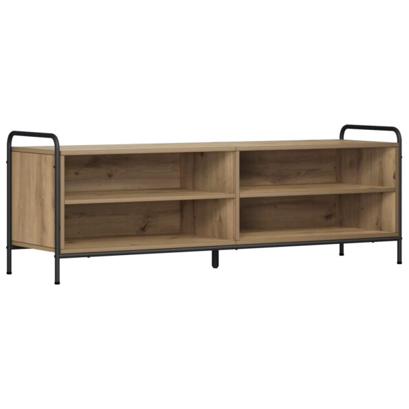 vidaXL TV skrinka 140 x 39,5 x 50 cm Dub artisan Kompozitné drevo – Obrázok 2