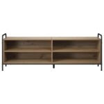 vidaXL TV skrinka 140 x 39,5 x 50 cm Dub artisan Kompozitné drevo – Obrázok 3