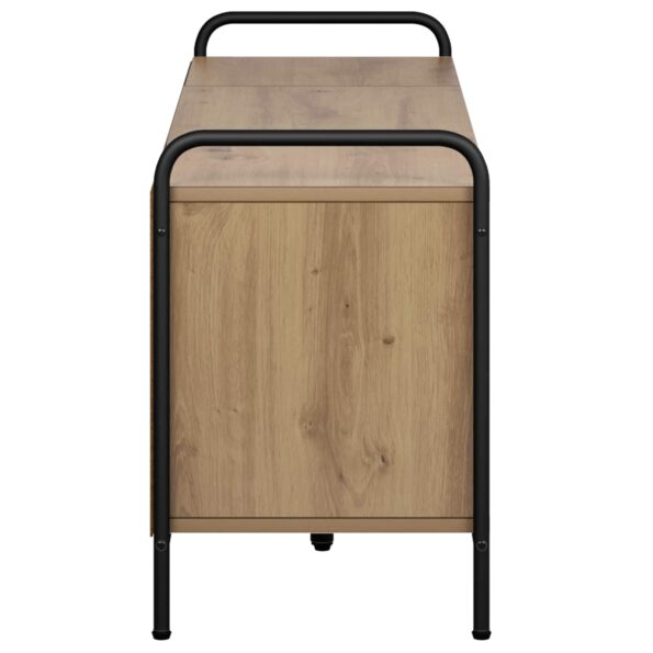 vidaXL TV skrinka 140 x 39,5 x 50 cm Dub artisan Kompozitné drevo – Obrázok 4