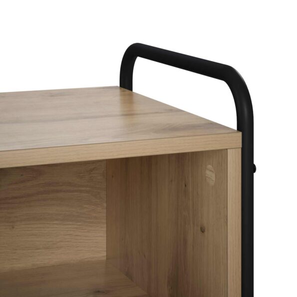 vidaXL TV skrinka 140 x 39,5 x 50 cm Dub artisan Kompozitné drevo – Obrázok 6