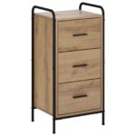 vidaXL Servírovacia skriňa Dub artisan 97 x 33 x 81 cm
