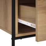 vidaXL Servírovacia skriňa Dub artisan 97 x 33 x 81 cm – Obrázok 7