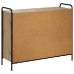 vidaXL Servírovacia skriňa Dub artisan 97 x 33 x 81 cm – Obrázok 5