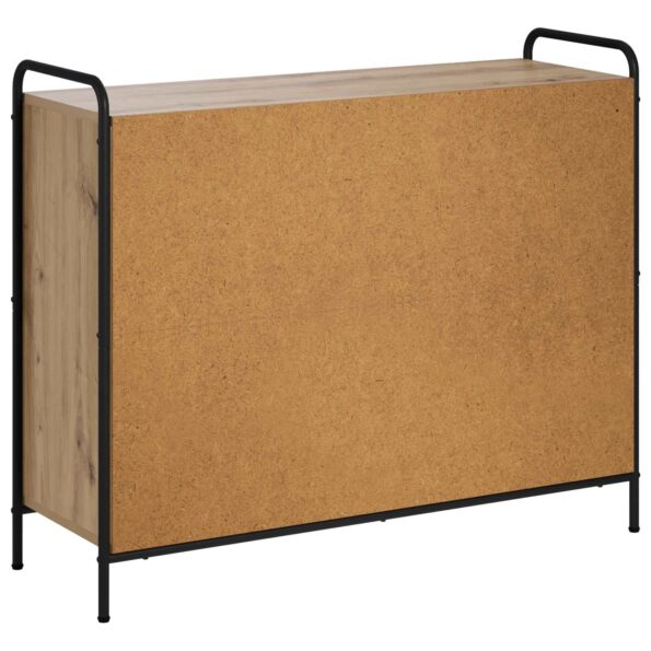 vidaXL Servírovacia skriňa Dub artisan 97 x 33 x 81 cm – Obrázok 5