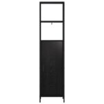 vidaXL Highboard Čierny dub 40 x 33 x 161 cm Kompozitné drevo – Obrázok 3
