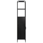 vidaXL Highboard Čierny dub 40 x 33 x 161 cm Kompozitné drevo – Obrázok 4
