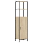 vidaXL Highboard Dub sonoma 40 x 33 x 161 cm Kompozitné drevo