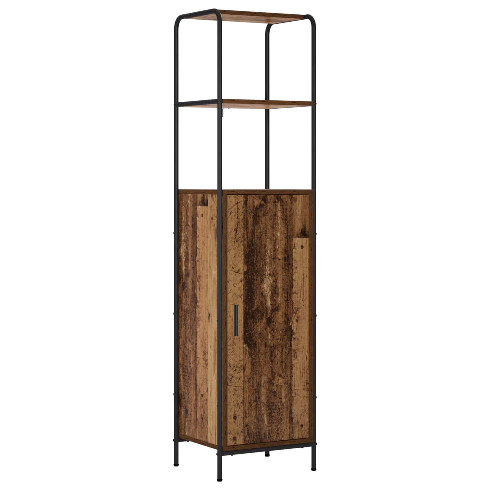 8013870_1.jpg vidaXL Highboard Staré drevo 40 x 33 x 161 cm Kompozitné drevo – Obrázok 1