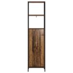 vidaXL Highboard Staré drevo 40 x 33 x 161 cm Kompozitné drevo – Obrázok 3