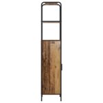 vidaXL Highboard Staré drevo 40 x 33 x 161 cm Kompozitné drevo – Obrázok 4