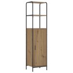 vidaXL Highboard Dub artisan 40 x 33 x 161 cm Kompozitné drevo