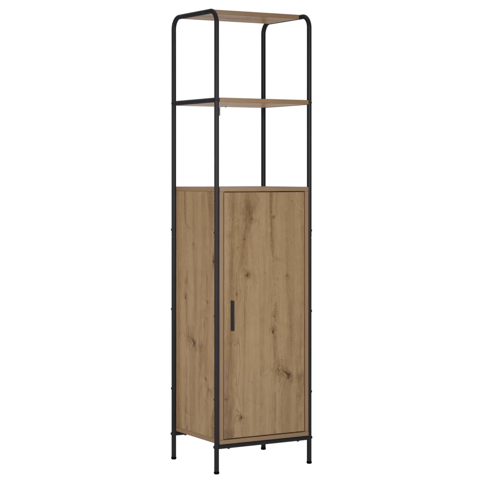 8013871_1.jpg vidaXL Highboard Dub artisan 40 x 33 x 161 cm Kompozitné drevo – Obrázok 1