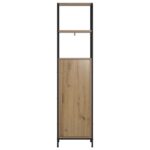 vidaXL Highboard Dub artisan 40 x 33 x 161 cm Kompozitné drevo – Obrázok 3