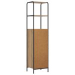 vidaXL Highboard Dub artisan 40 x 33 x 161 cm Kompozitné drevo – Obrázok 5