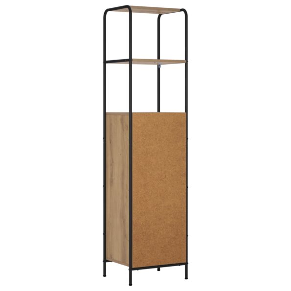 vidaXL Highboard Dub artisan 40 x 33 x 161 cm Kompozitné drevo – Obrázok 5