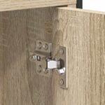 vidaXL Highboard Dub sonoma 40 x 33 x 161 cm Kompozitné drevo – Obrázok 7