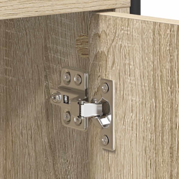 vidaXL Highboard Dub sonoma 40 x 33 x 161 cm Kompozitné drevo – Obrázok 7