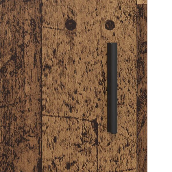 vidaXL Highboard Staré drevo 40 x 33 x 161 cm Kompozitné drevo – Obrázok 7
