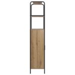 vidaXL Highboard Dub artisan 40 x 33 x 161 cm Kompozitné drevo – Obrázok 4